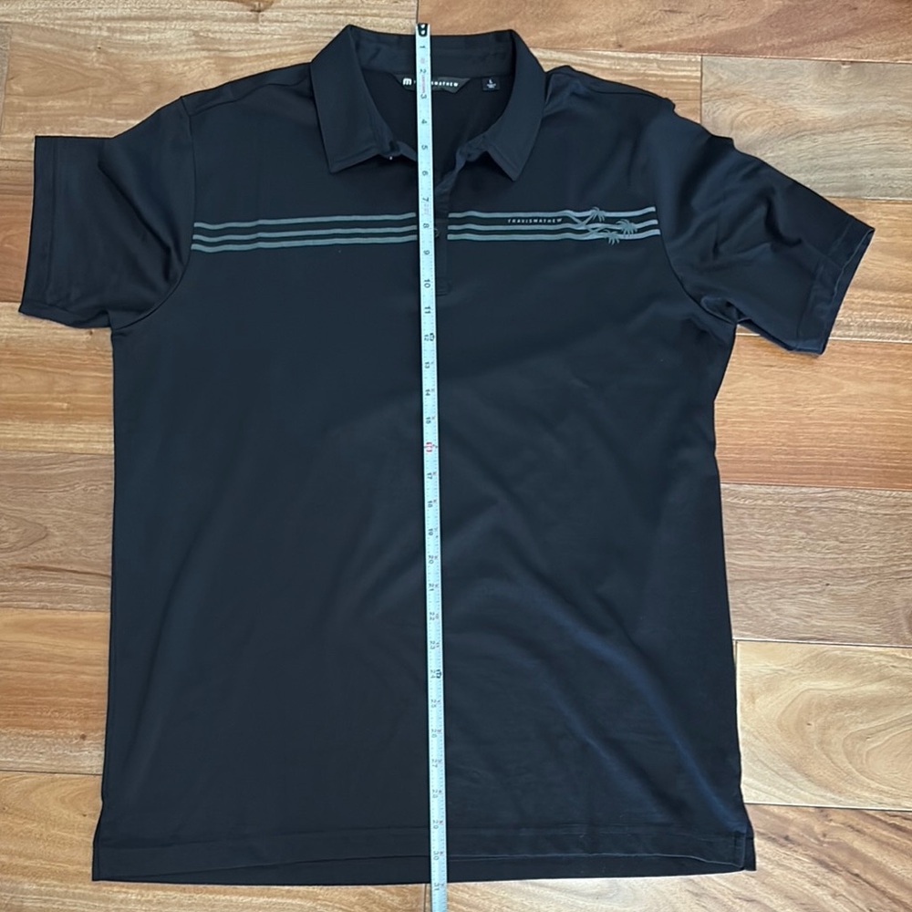 Travis Mathew Black Polo Shirt Casual Wear - Picture 6 of 9